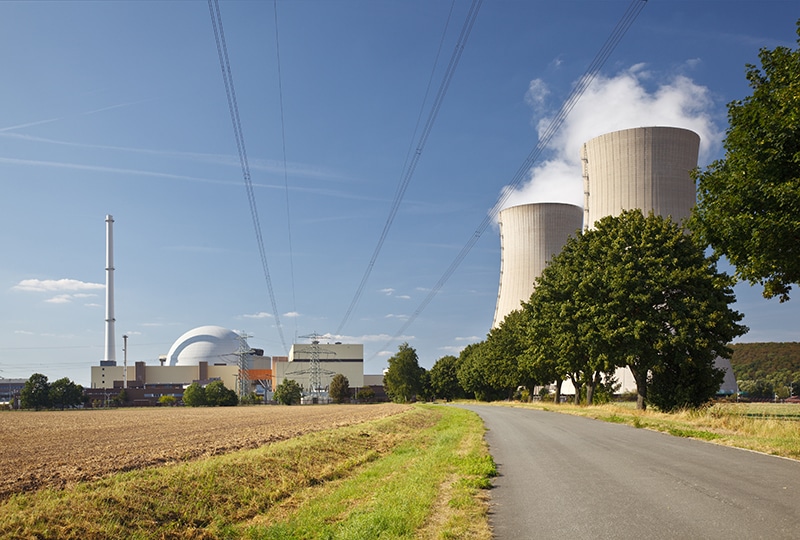 Road To Nuclear Power Station